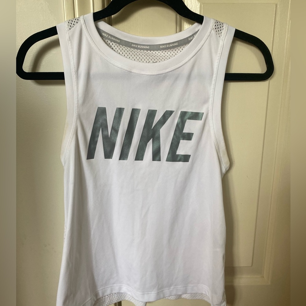 White XS Nike Running Top, Lightweight Tank Top